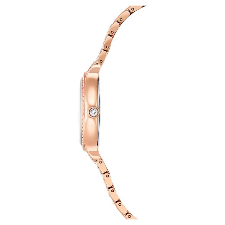 Imber watch Swiss Made, Metal bracelet, Rose gold tone, Rose gold-tone finish